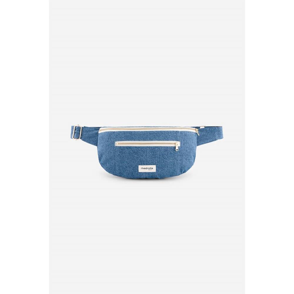 NEW RIVEDROITE PARIS women's orsel sling bag in stonewash denim